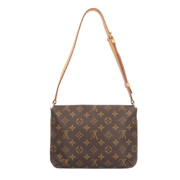 LOUIS VUITTON Brown Monogram Canvas Shoulder Bag - Picture 3 of 10